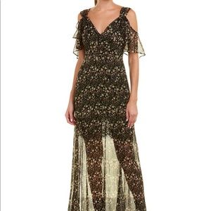 Halle Crinkle Maxi Dress French Connection size 8